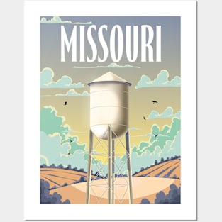 Missouri Water Tower Posters and Art